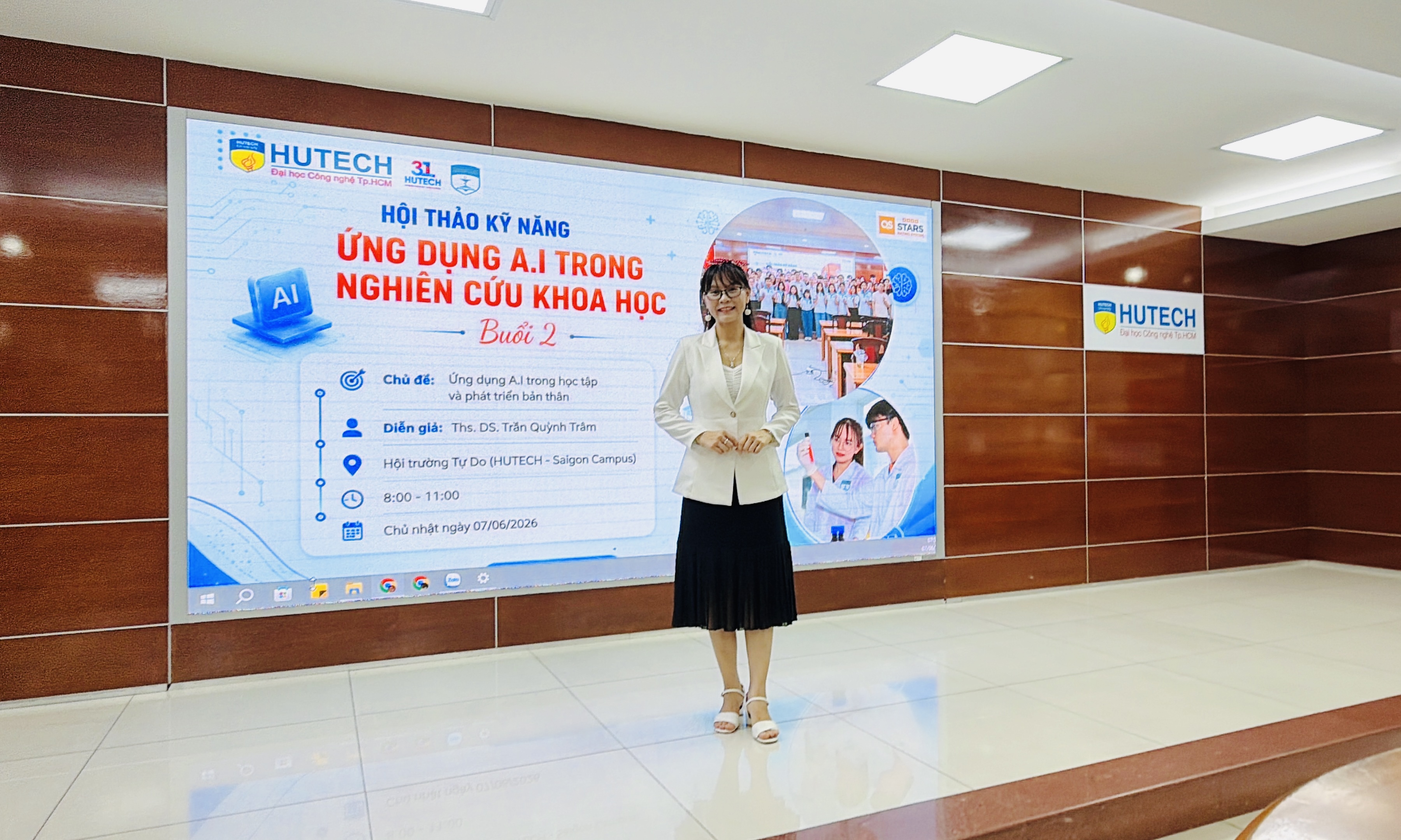Chia sẻ ứng dụng AI trong học tập tại Khoa Dược, Trường Đại học Công nghệ Thành phố Hồ Chí Minh – HUTECH
